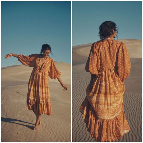Spell &The Gypsy Utopia Short Sleeve Dress Size XXS - Picture 1 of 9